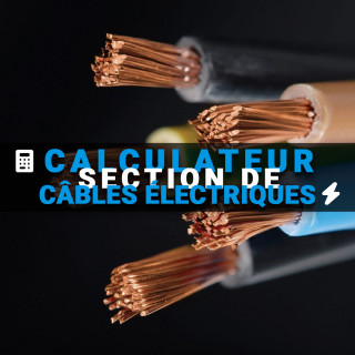 Calculateur de section de câble électrique en véhicule aménagé