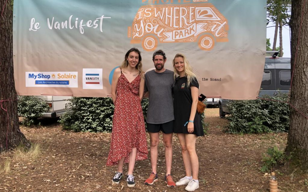 Luce, PF, et Lily Les organisateurs du VanliFest 2022