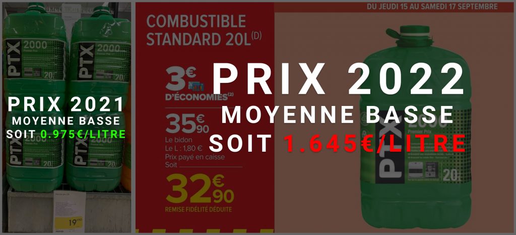 comparatif prix ptx